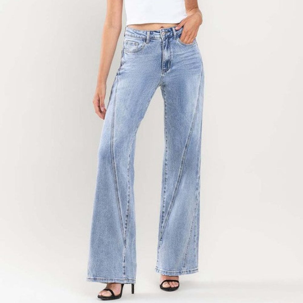 Sz 30 VERVET by Flying Monkey Ultra High Rise Wide Leg Jeans